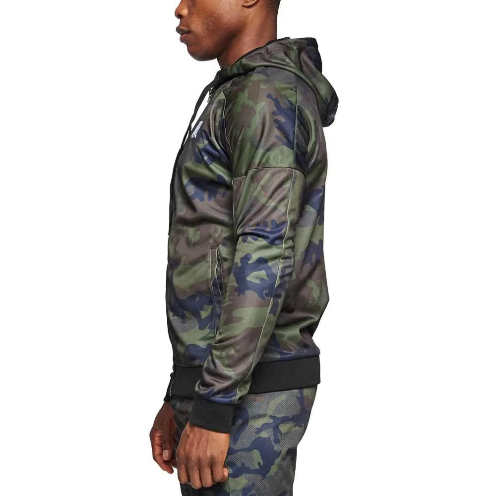 Leone1947 AB302 felpa camo verde L con zip