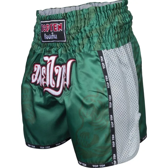 TOP TEN IFMA Patchara pantaloncini muay thai poliestere