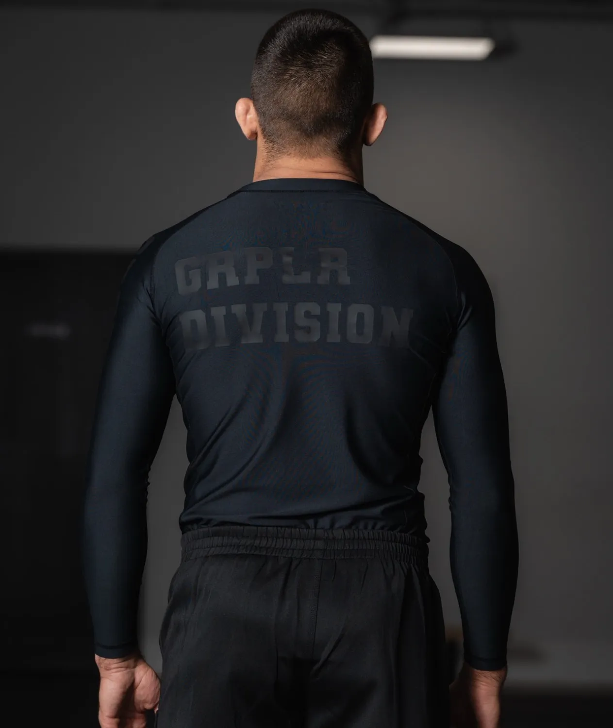 Tatami GRPLR Division rash guard nero manica lunga
