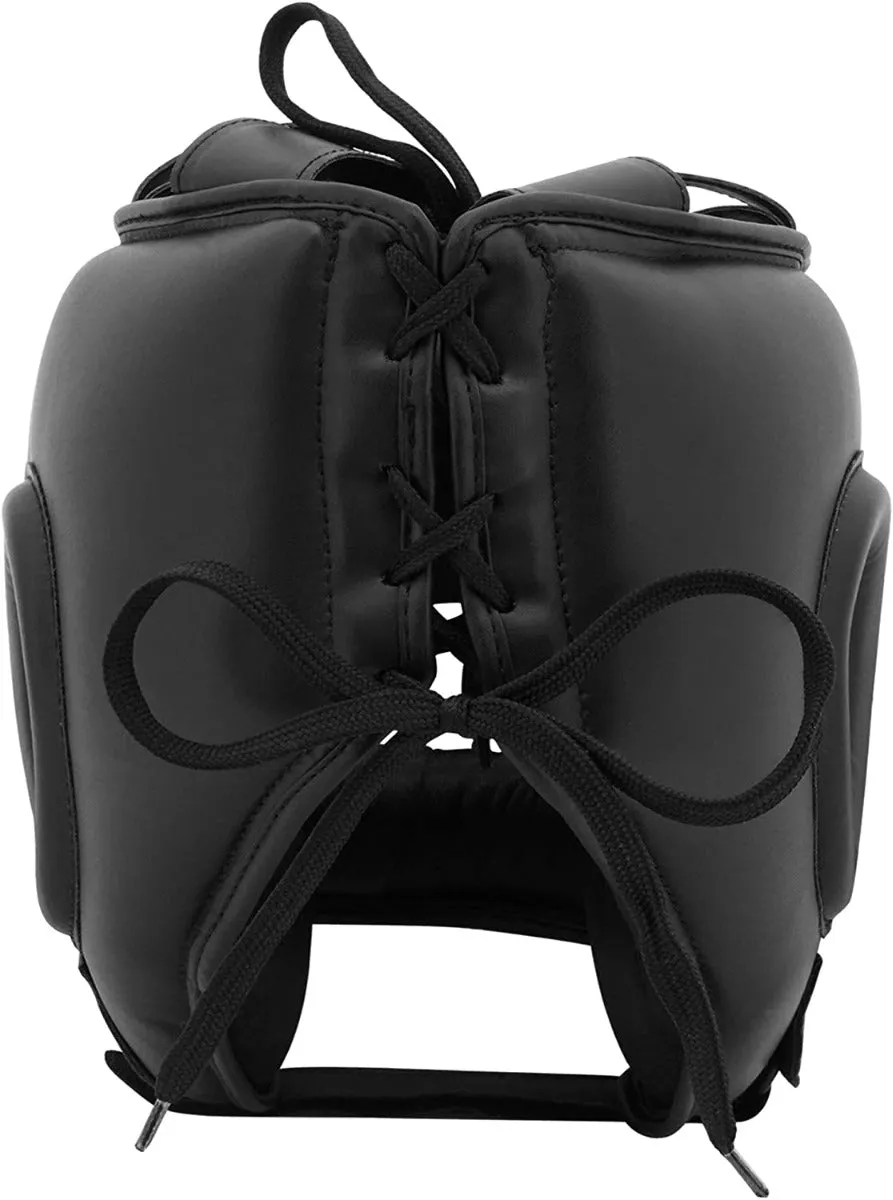 RDX T2 Casco Boxe con Paranaso Nero pelle Maya Hide