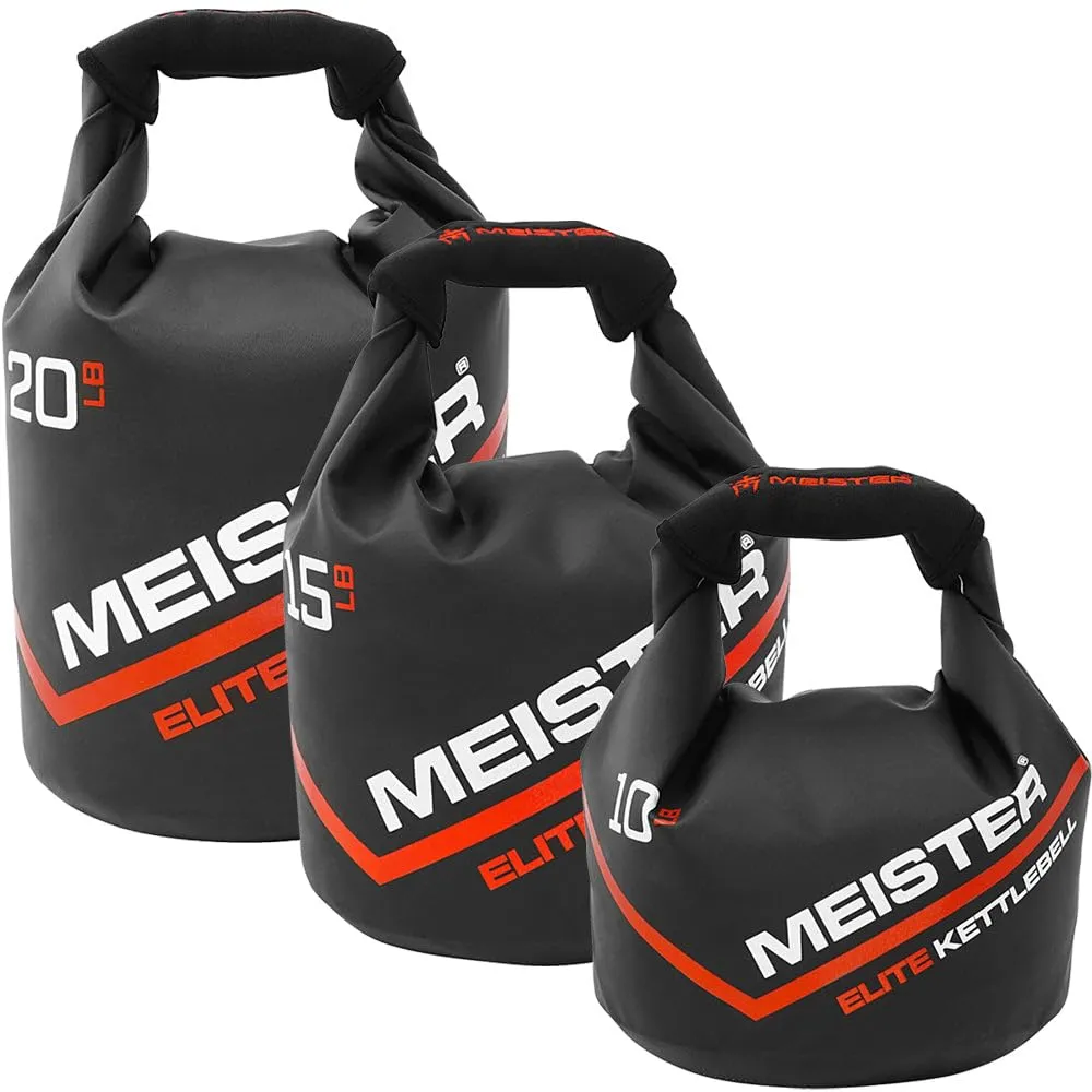 Meister Elite sacco sabbia fitness 22,7 kg 3 kettlebell