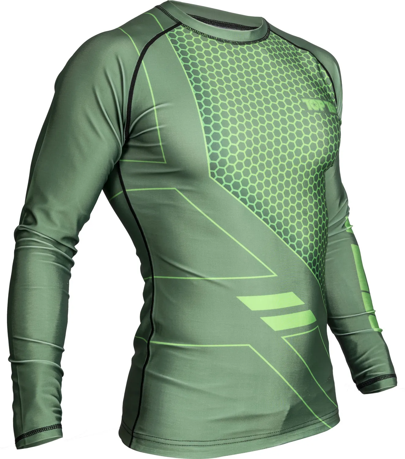 TOP TEN COMBat rash guard MMA elasticizzata