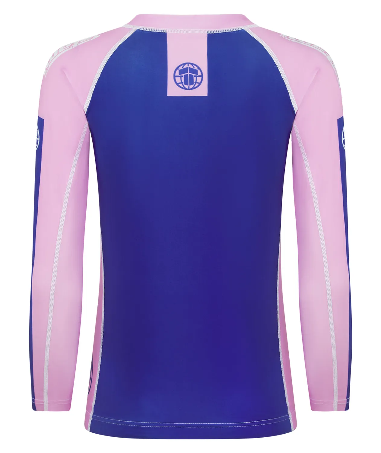 Tatami Contrast Rash Guard Manica Lunga Donna Blu Rosa Riciclata