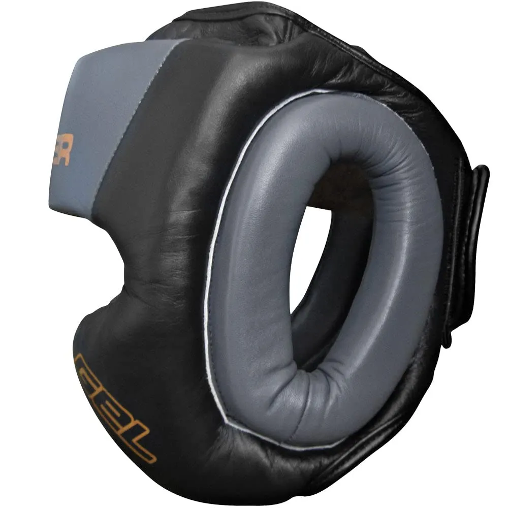 Meister Gel Fullface casco integrale nero S/M pelle