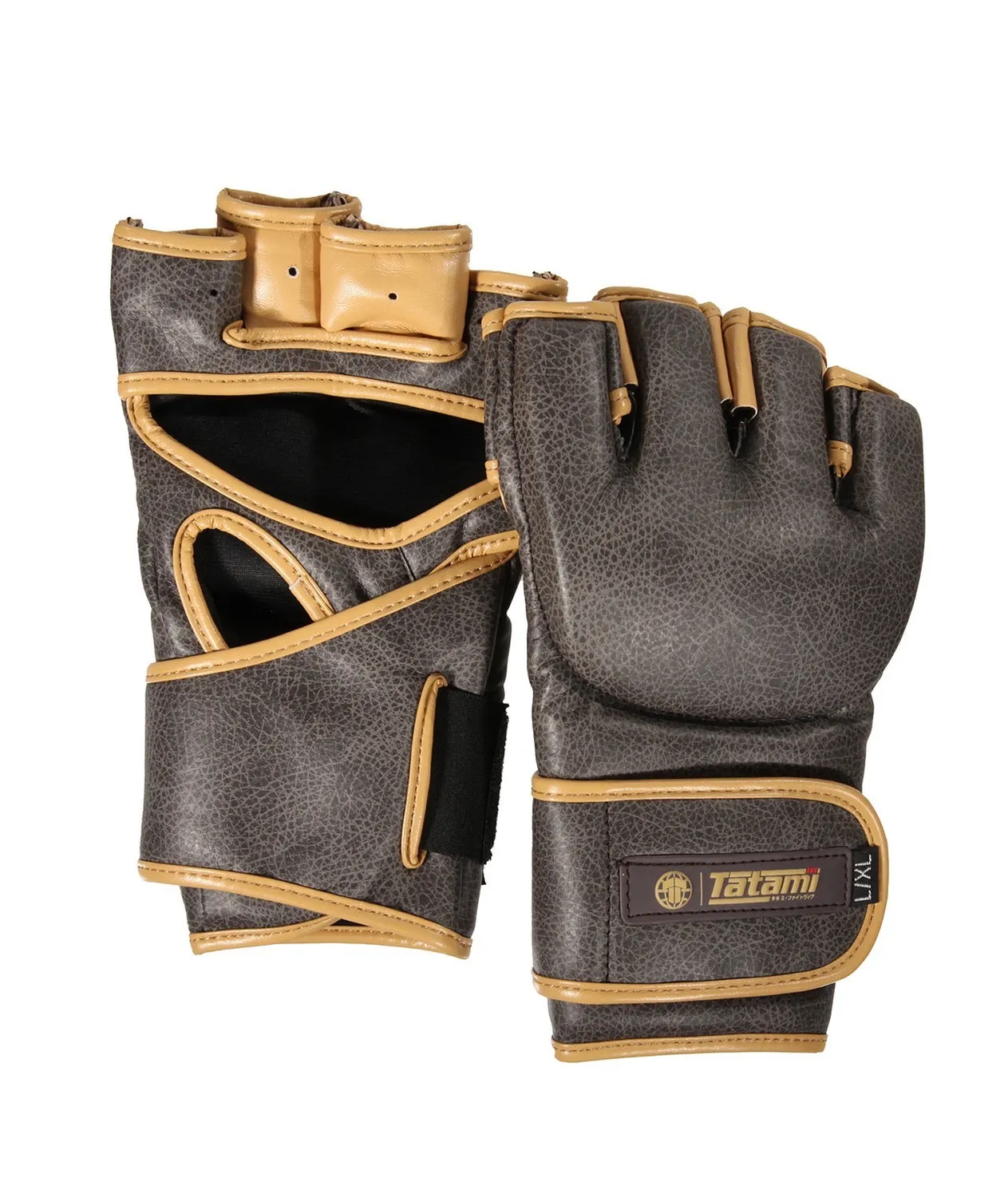 Tatami Origin guanti MMA 6oz grigio sparring palmo aperto