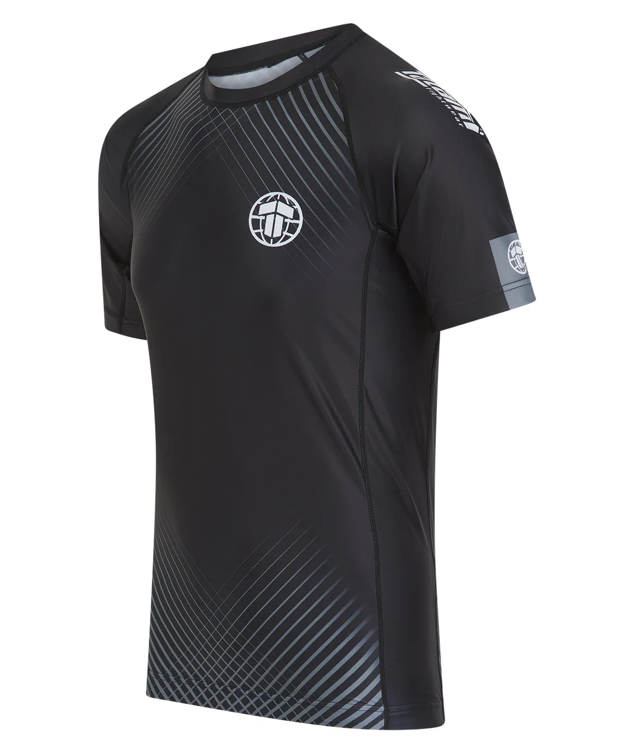 Tatami Vortex Rash Guard Uomo Manica Corta Grigia