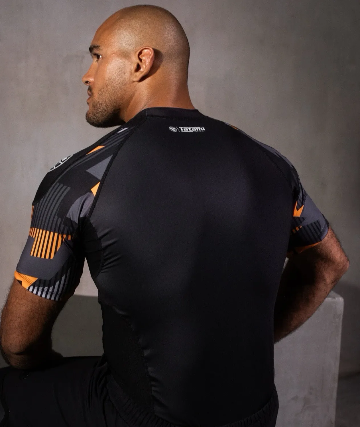 Tatami Technical Rash Guard Manica Corta Arancione