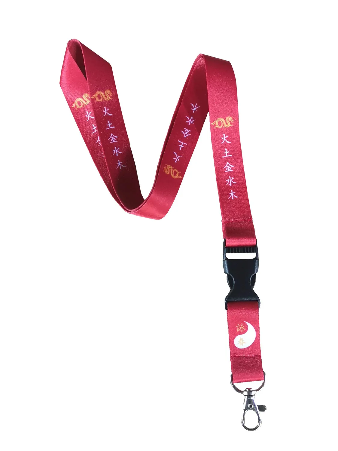TAO Cordoncino Badge Portachiavi Collo Nero 48 cm