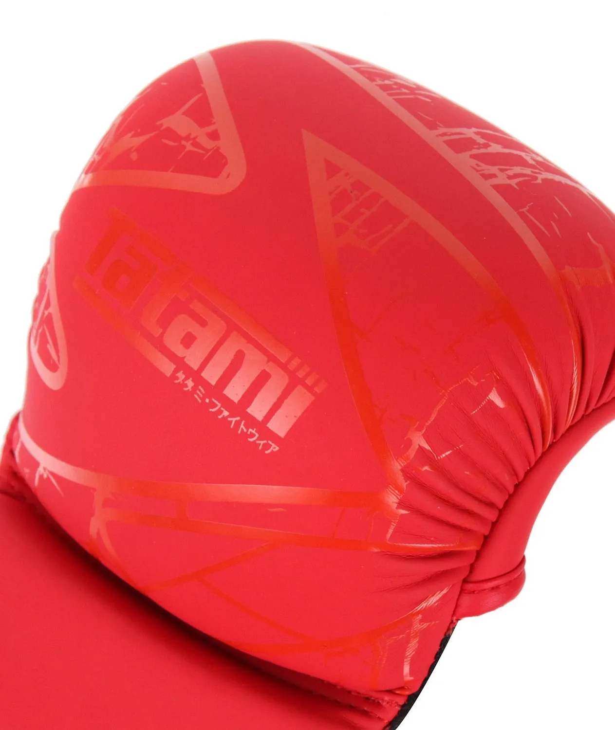 Tatami Fightwear Obsidian 6oz guanti MMA rossi L/XL sparring