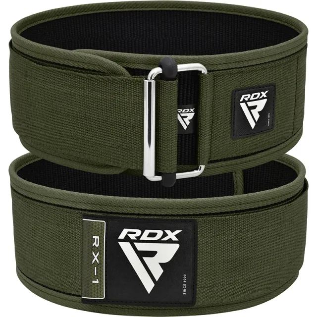 RDX RX1 Cintura Sollevamento Pesi Nylon Taglia S