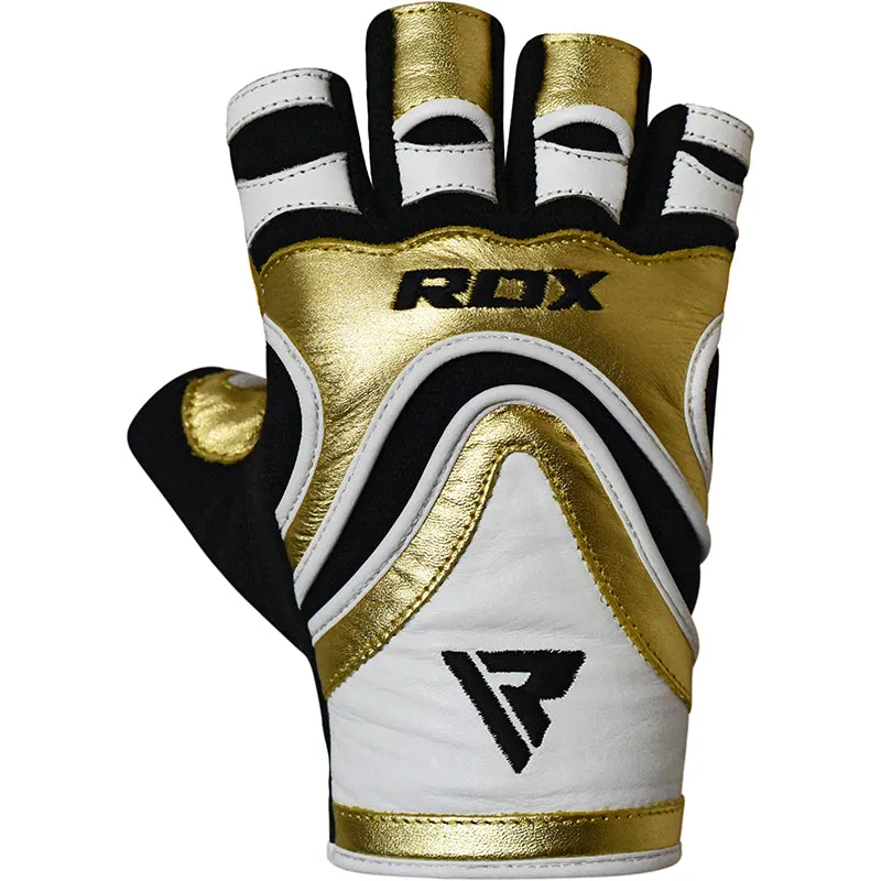 RDX S9 Guanti Palestra Pelle Nabuk Taglia L Antiscivolo