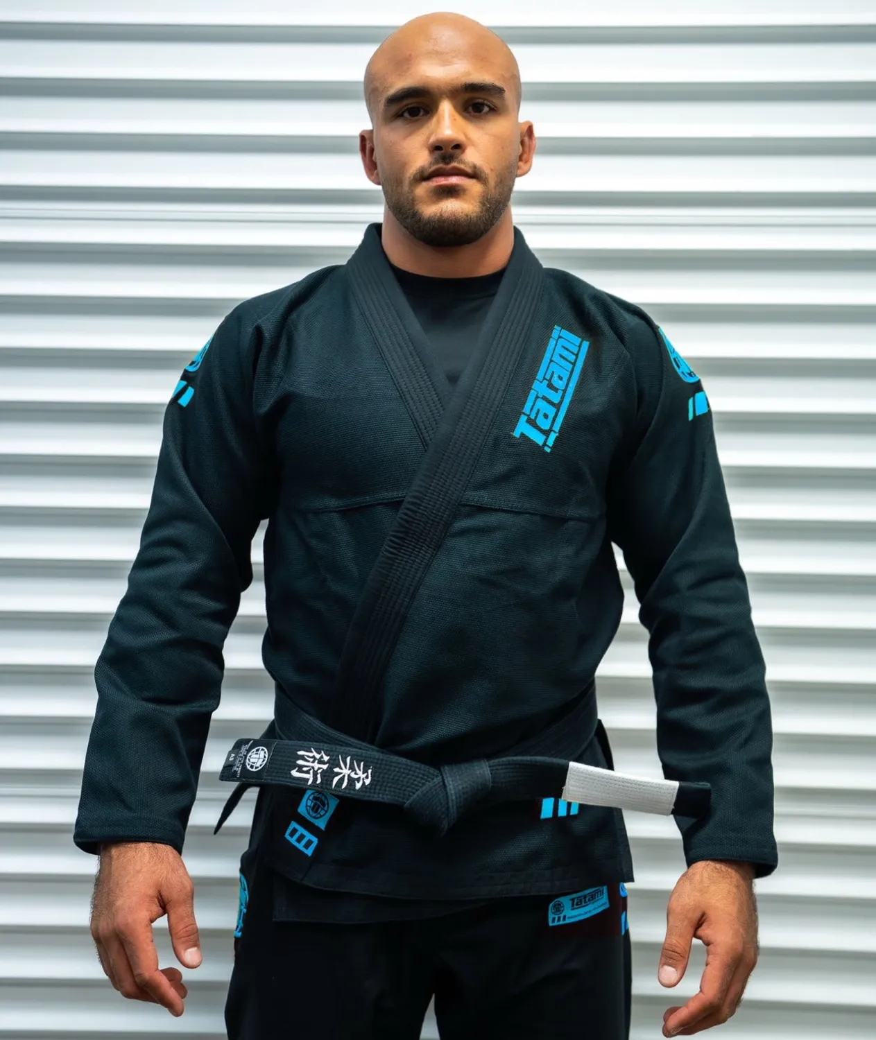 Tatami Fightwear Pro Series Gi kimono nero azzurro sky