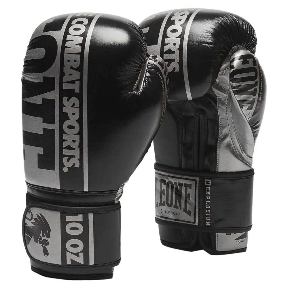 Leone1947 Nexplosion GN322 guanti boxe neri 12 oz
