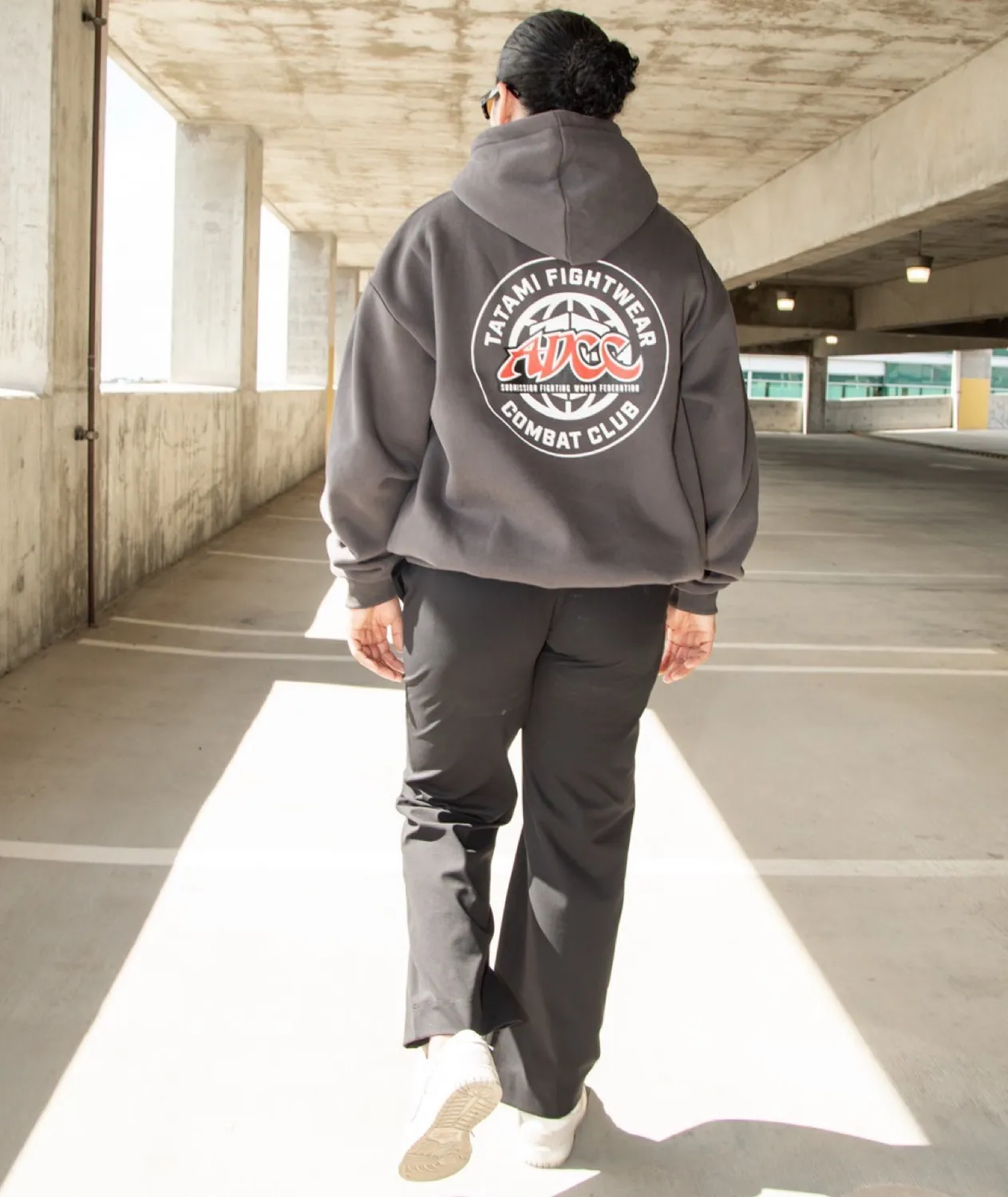 Tatami ADCC Combat Club Felpa Oversize Grigia Pesante