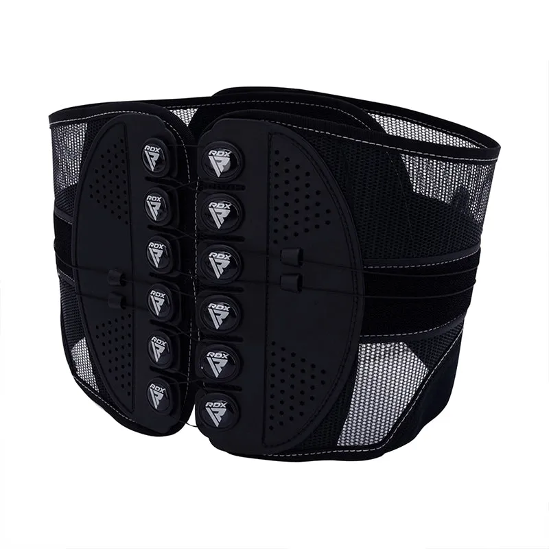 RDX SB Fascia Lombare Regolabile Palestra Nera