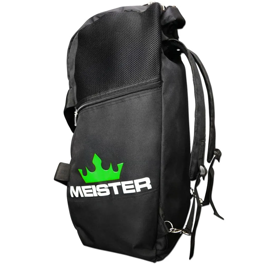 Meister Ventilato Borsone Zaino Nero Verde 66 cm
