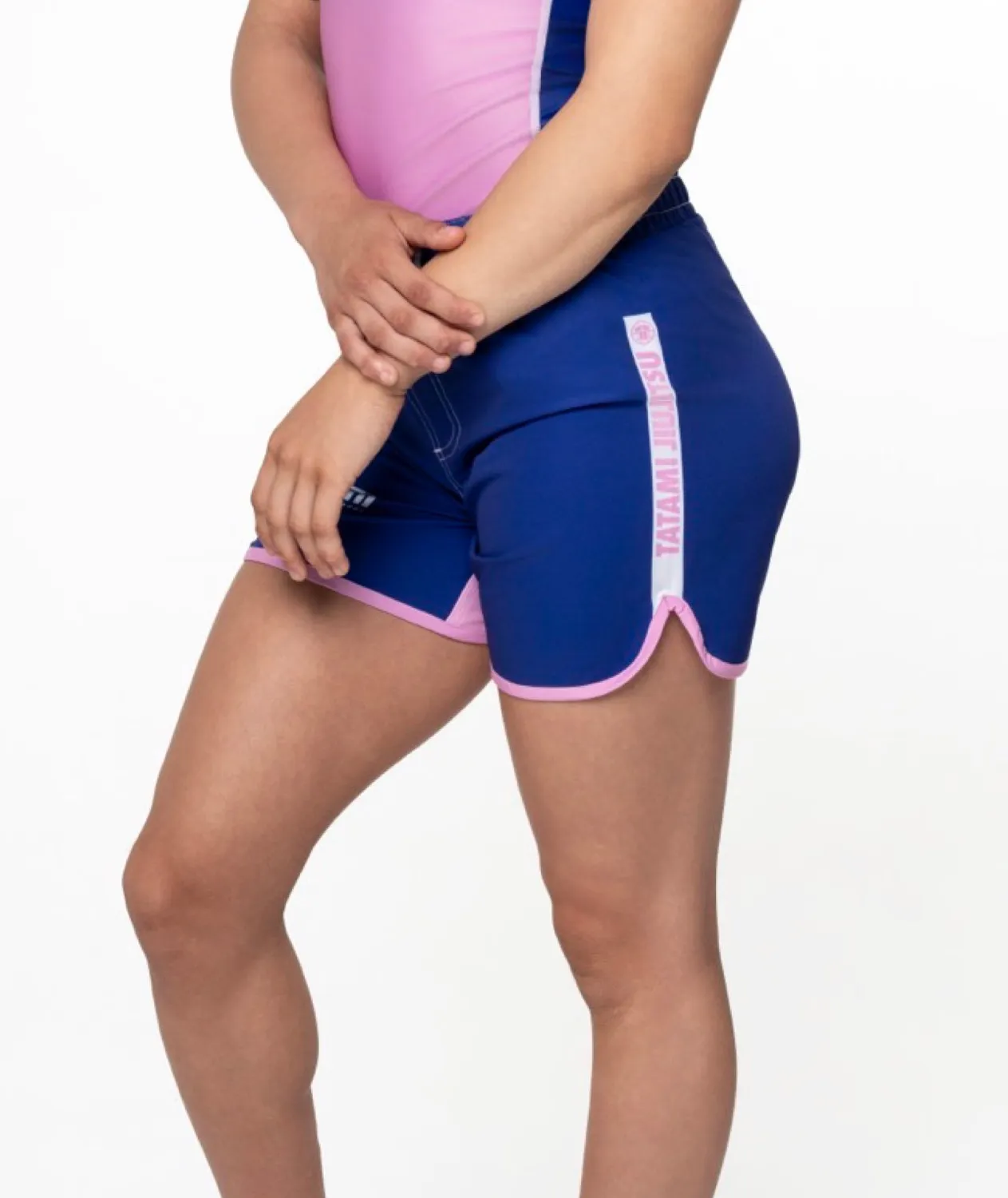 Tatami Contrast shorts grappling donna blu e rosa