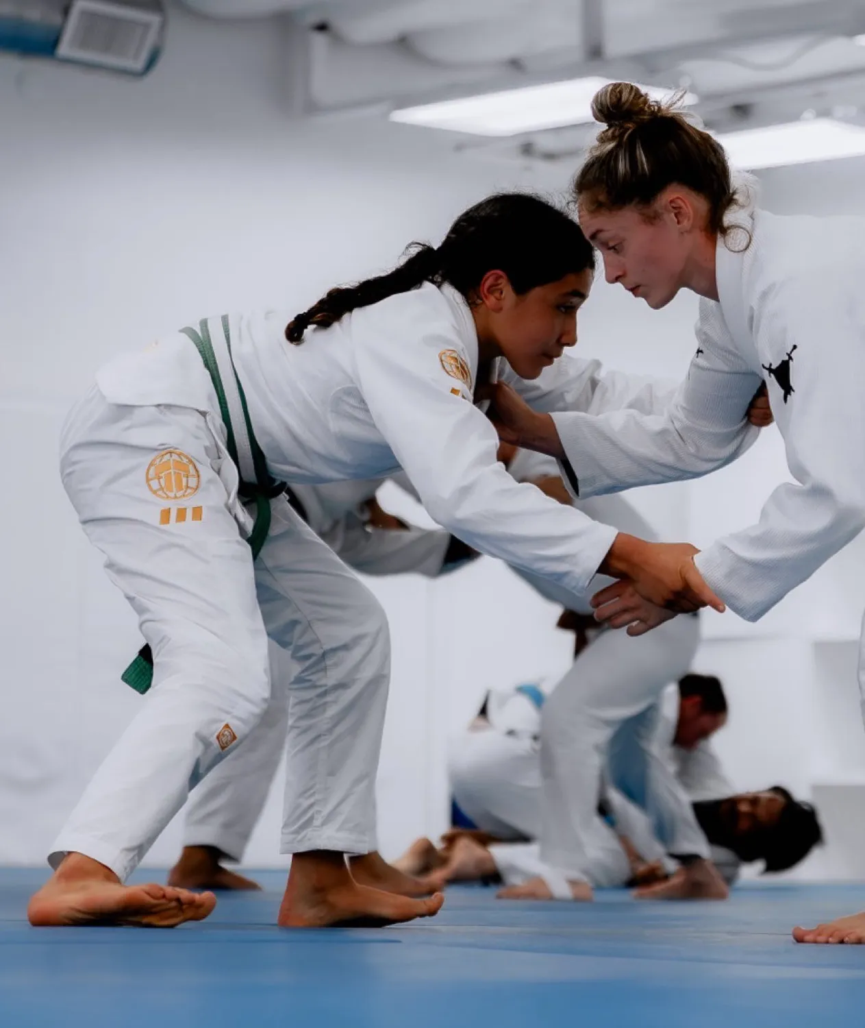Tatami Fightwear Pro Series kimono BJJ bambino bianco oro