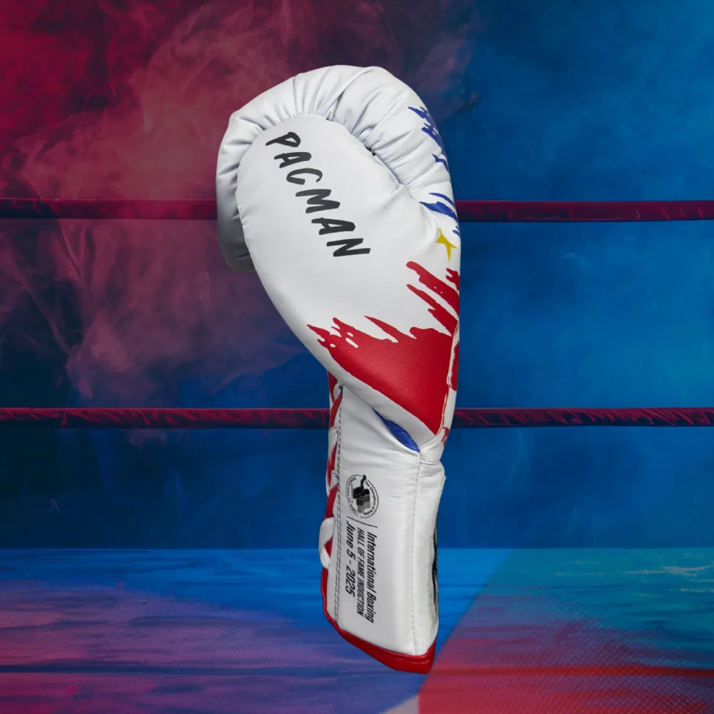 Cleto Reyes Manny Pacquiao Guanto Collezione Autografo
