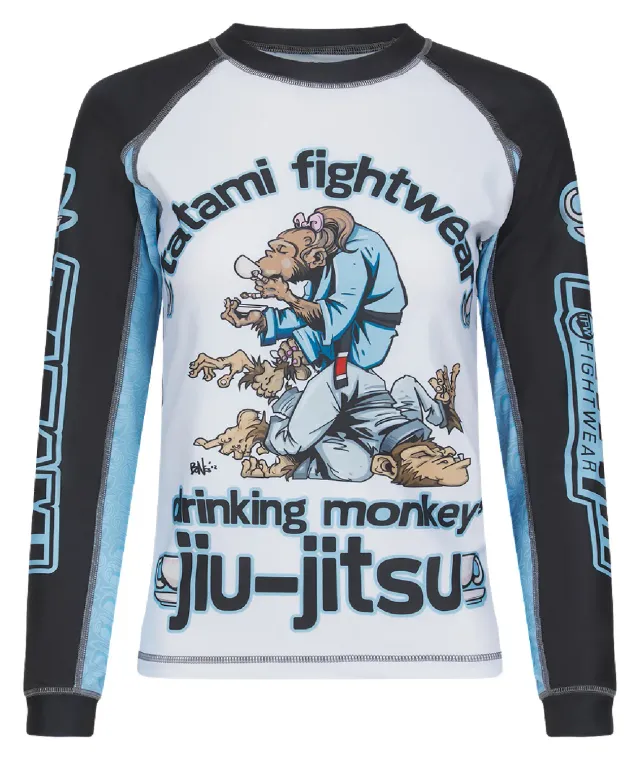 Tatami Drinker Monkey rashguard donna maniche lunghe