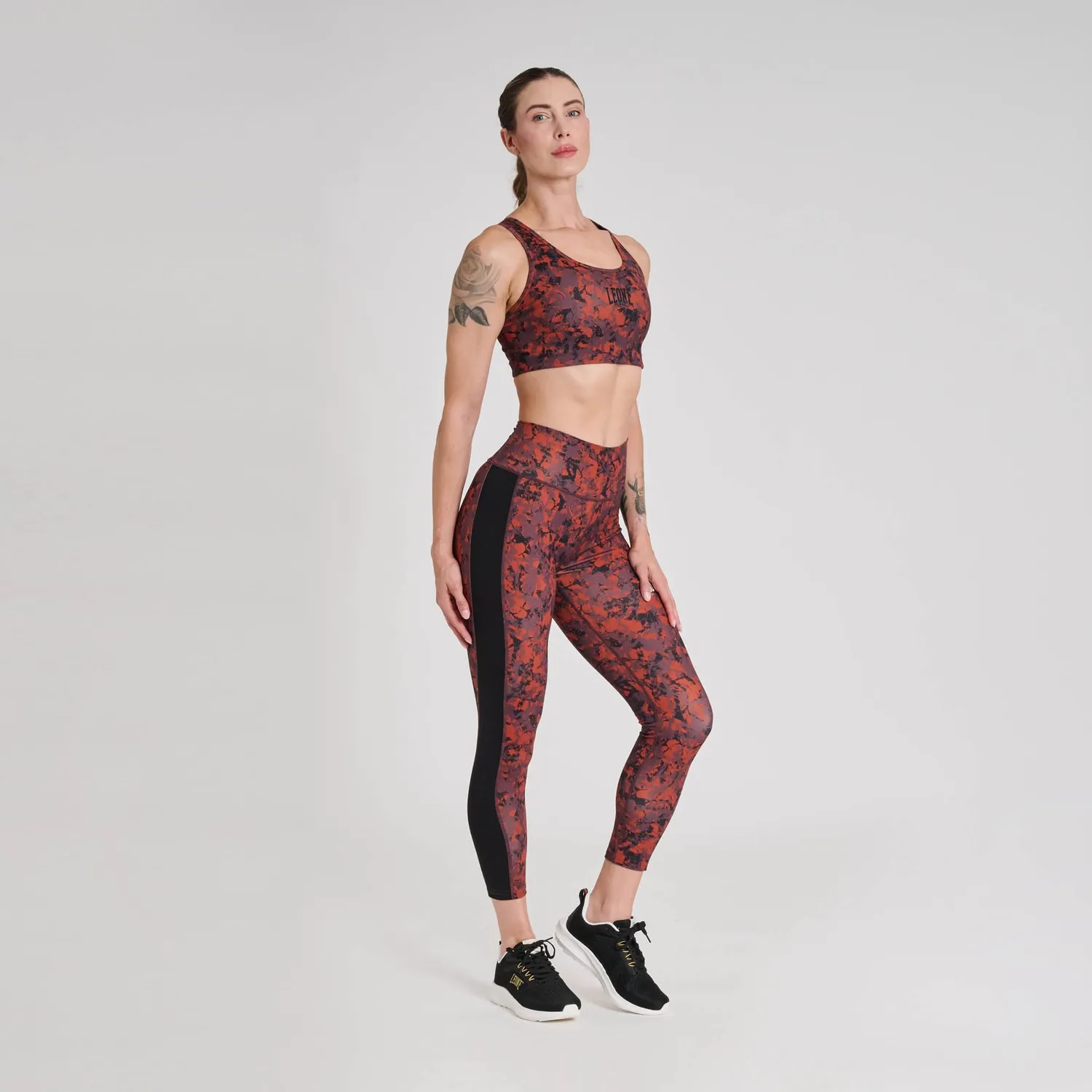 Leone 1947 Urban Fighter ABX412 top donna camo supporto medio