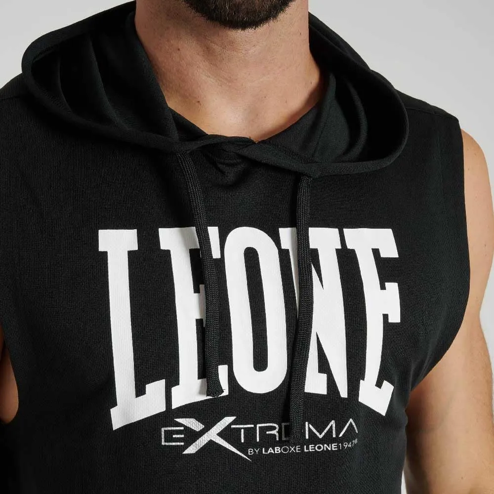Leone1947 Logo ABX110 Smanicato Cappuccio Nero outdoor
