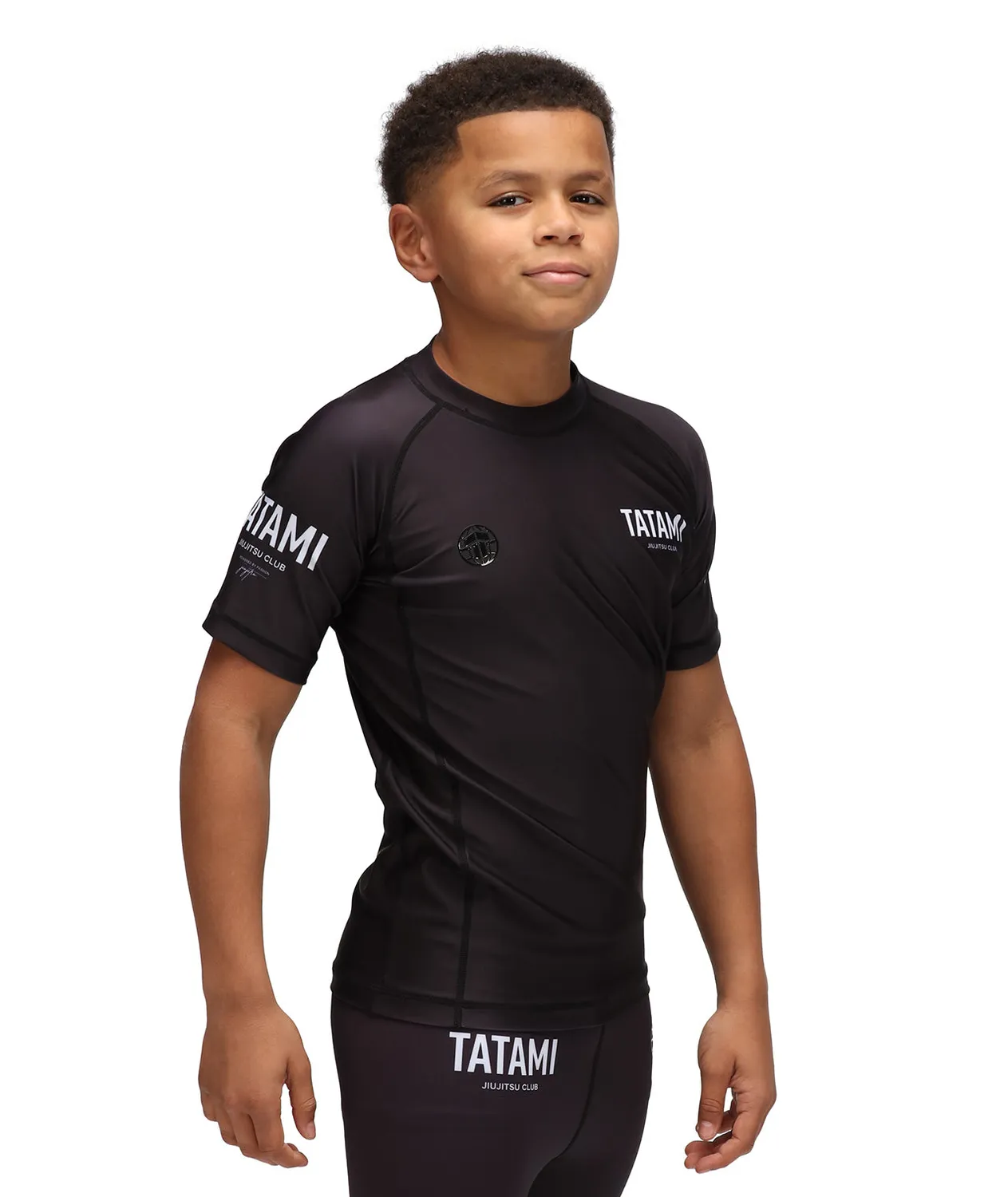 Tatami JJ Club Rash Guard bambino manica corta nera