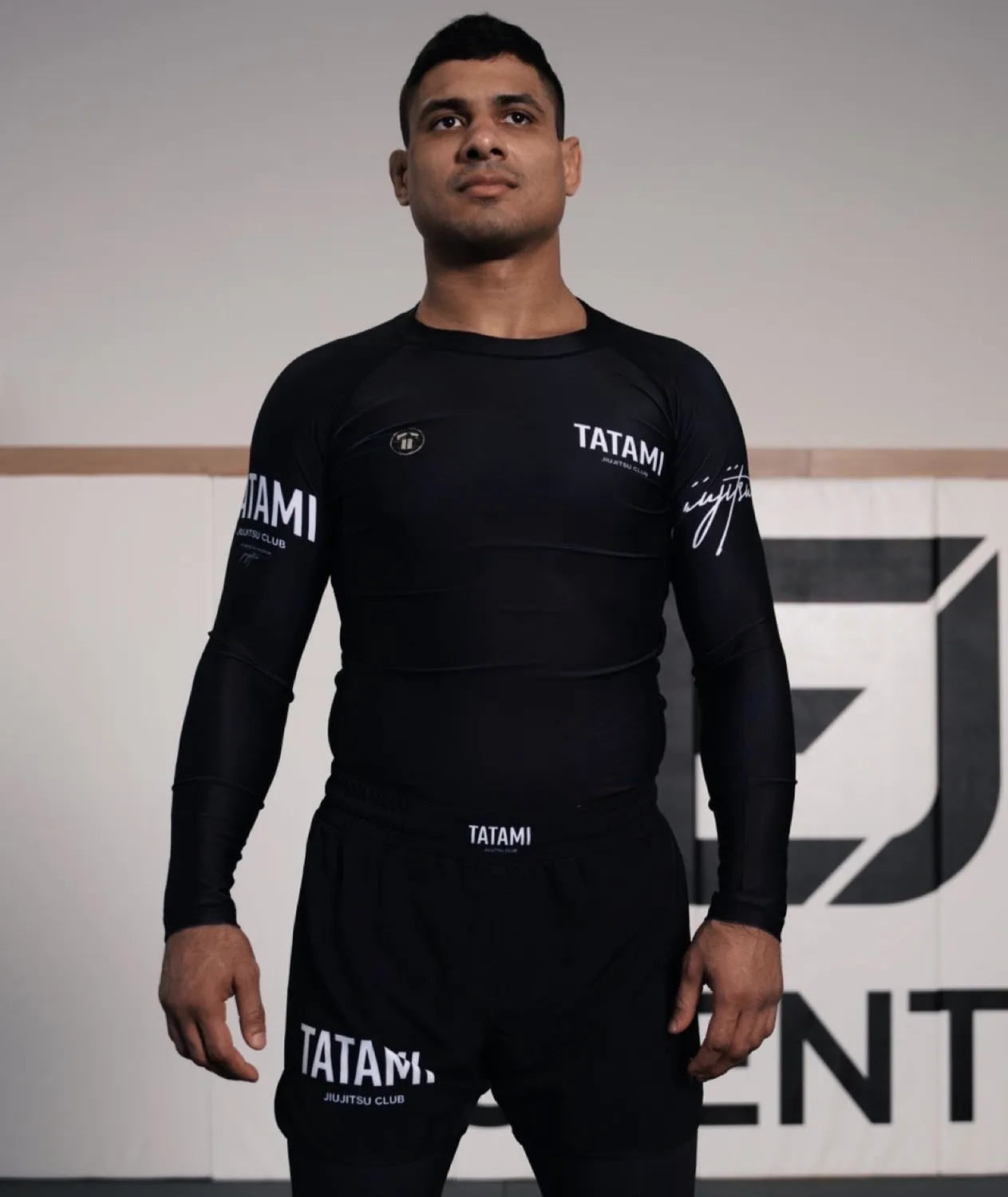 Tatami JJ Club Rash Guard maniche lunghe nero traspirante