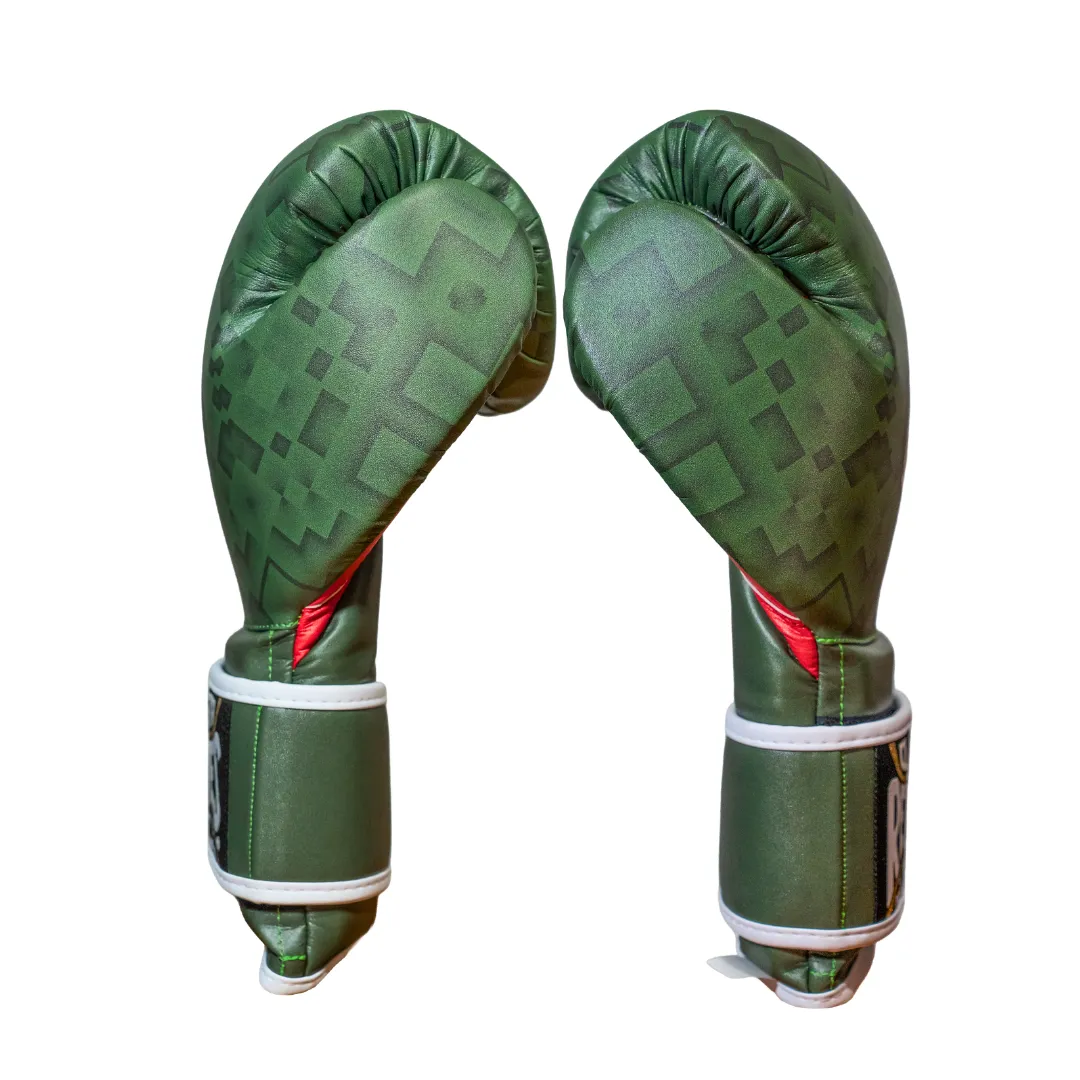 Cleto Reyes Mexicana guanti boxe 14 oz velcro verde