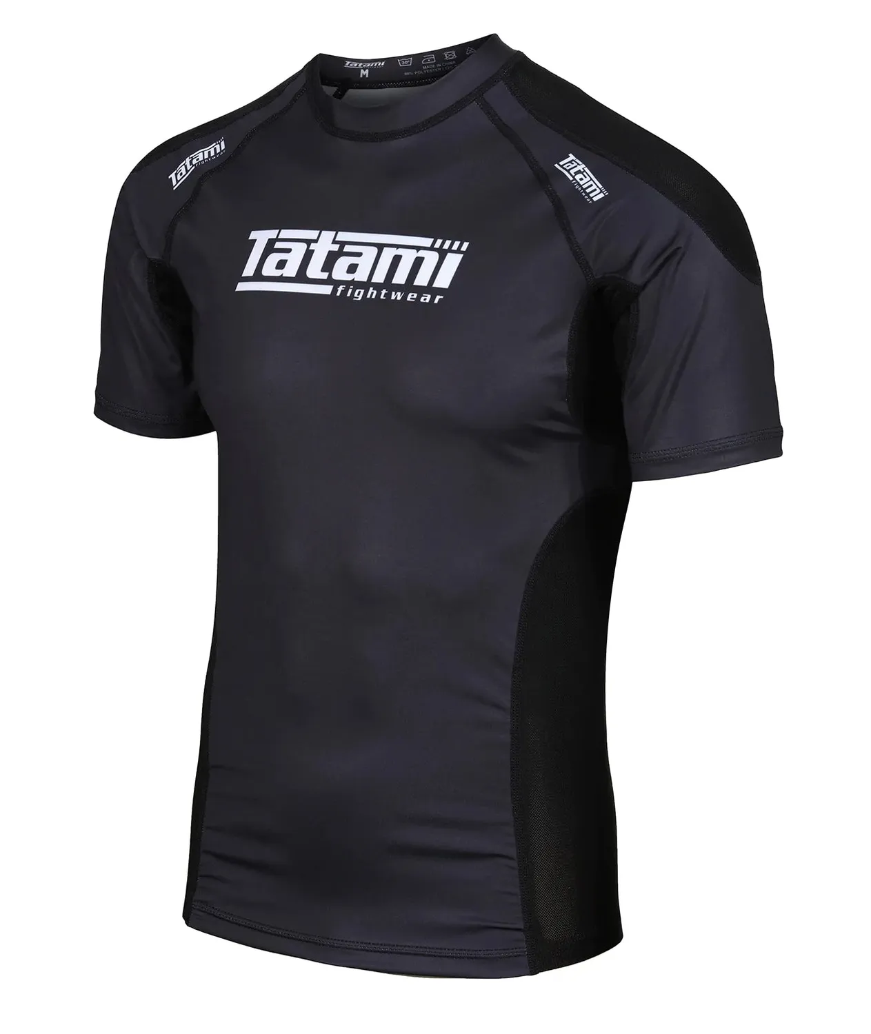Tatami Technical Rash Guard Manica Corta Uomo Nero