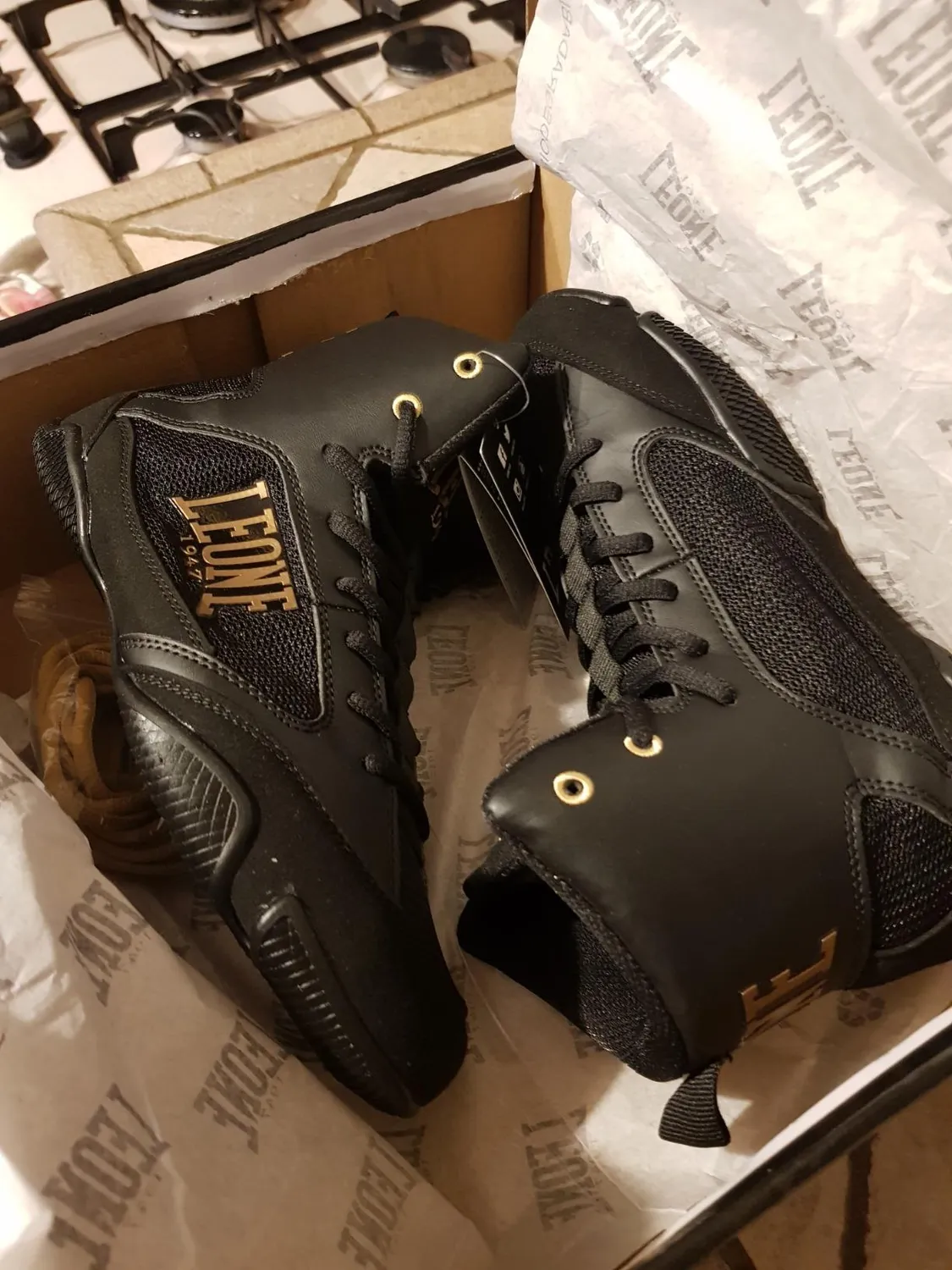 Leone1947 Premium stivaletti boxe leggeri suola avvolgente