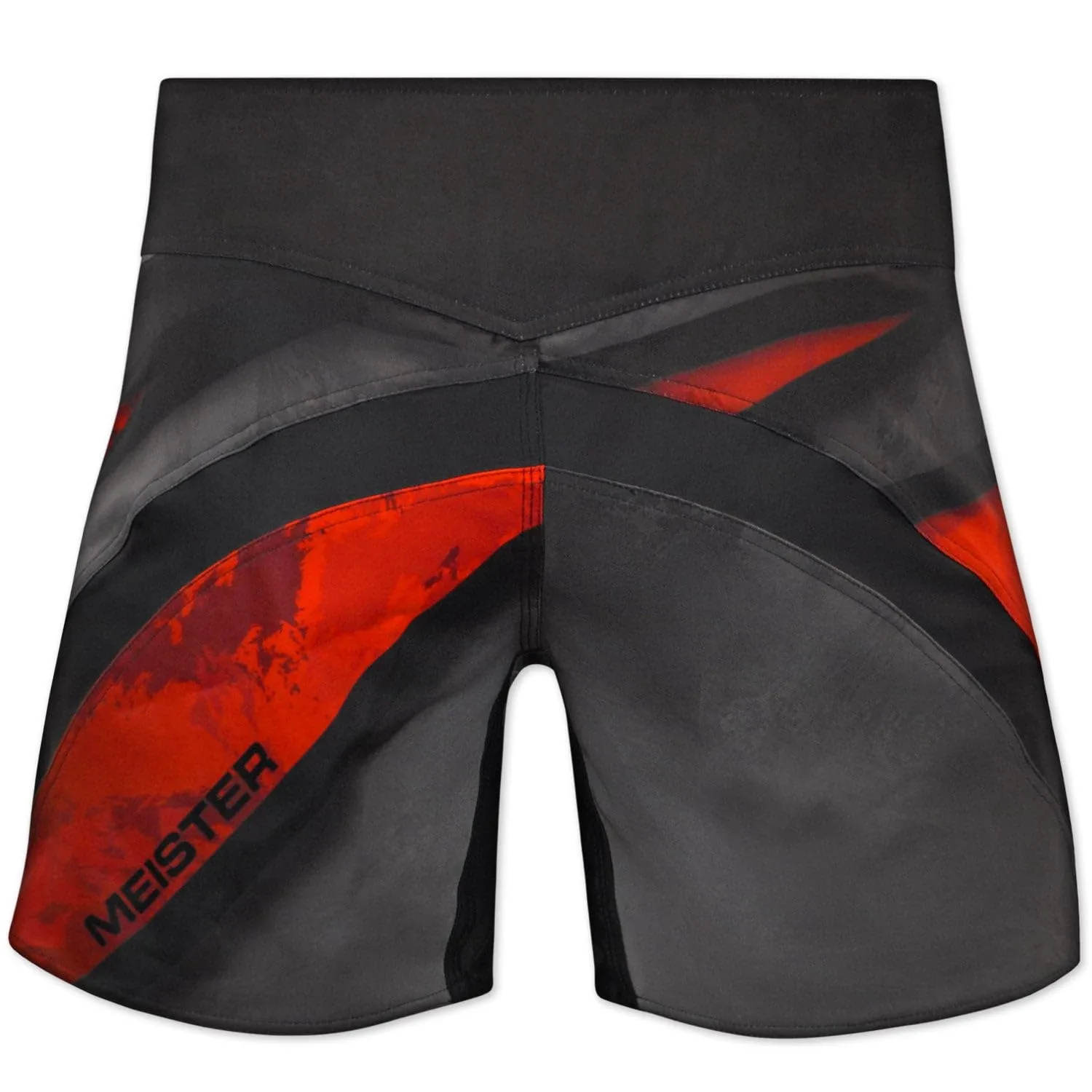 Meister Red Rage pantaloncini MMA rossi mezza coscia