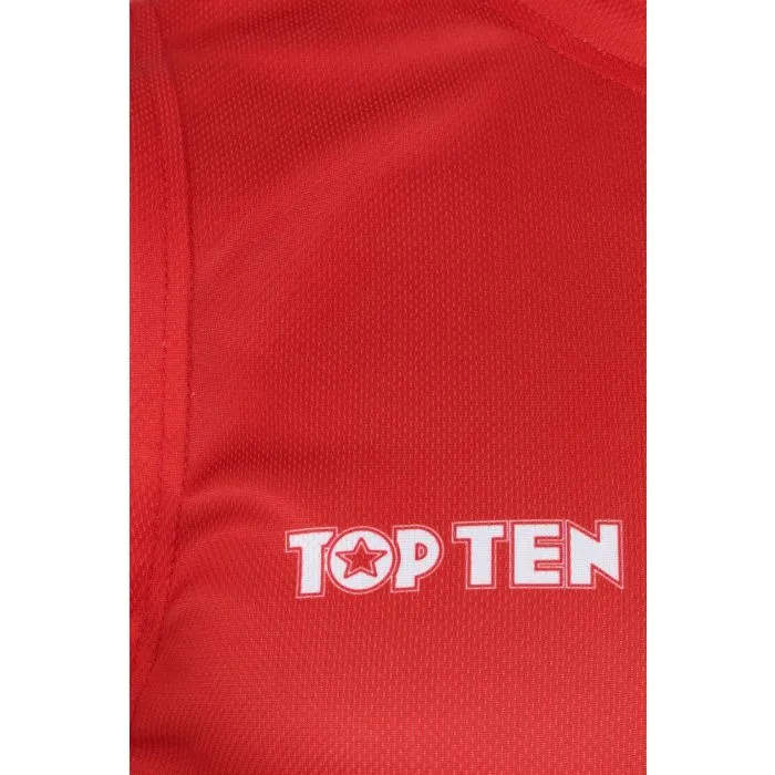 TOP TEN WAKO Kick Light t-shirt kickboxing poliestere