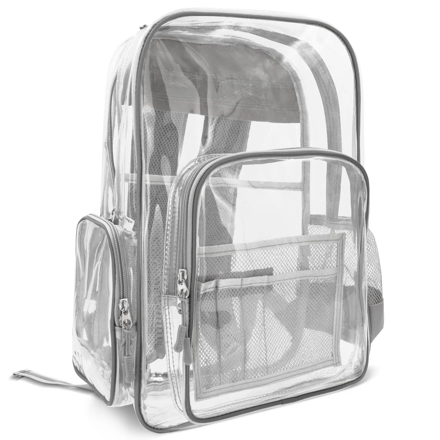 Meister All-Access Zaino Trasparente 16L Blu/Grigio Sicurezza