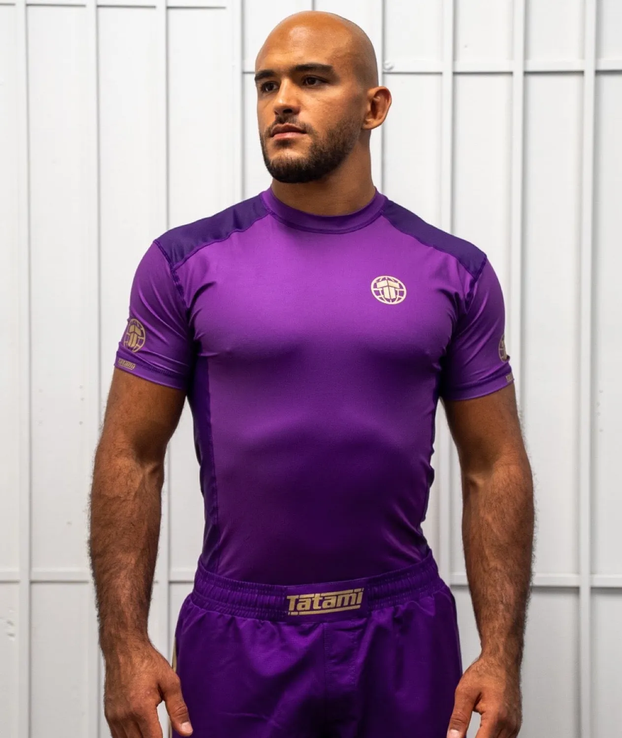 Tatami Pro Rash Guard maniche corte viola