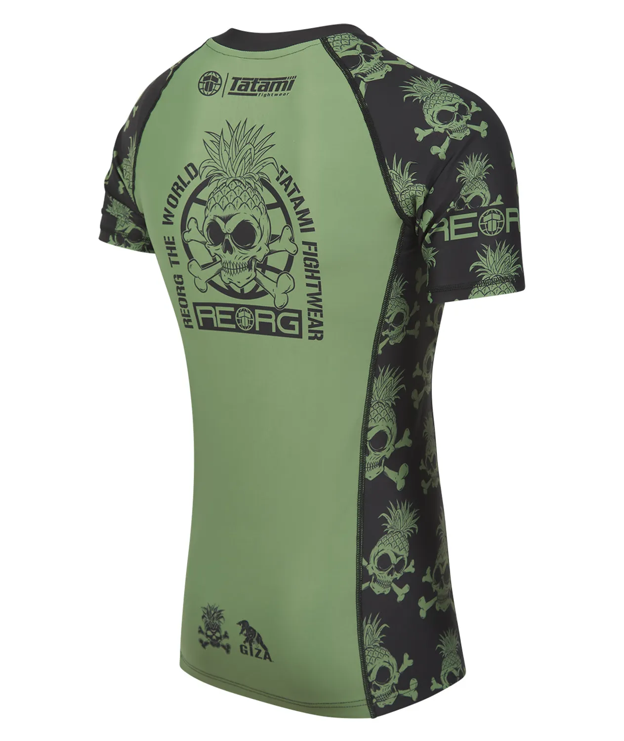 Tatami Fightwear Reorg rash guard uomo maniche corte kaki