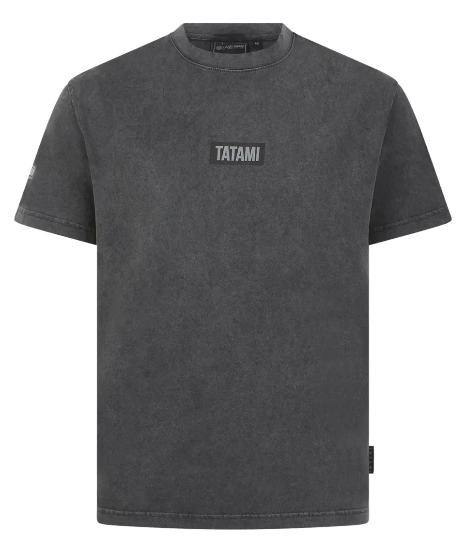 Tatami Icon Stonewashed t-shirt grigia cotone