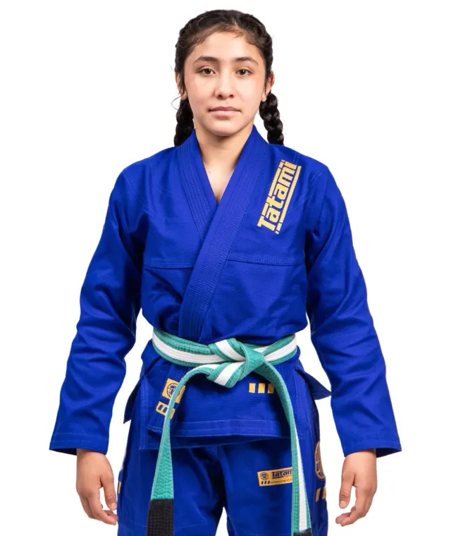 Tatami Pro Series Kimono BJJ Bambino Blu Oro
