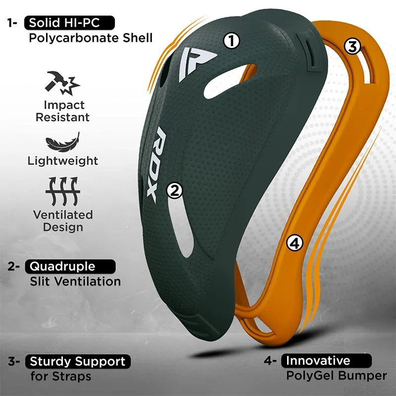RDX CX Conchiglia MMA Arancione Polygel