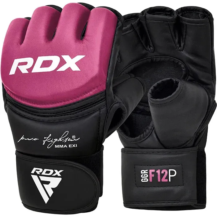 RDX GGR F-12 Plus Guanti MMA Rosa Grappling