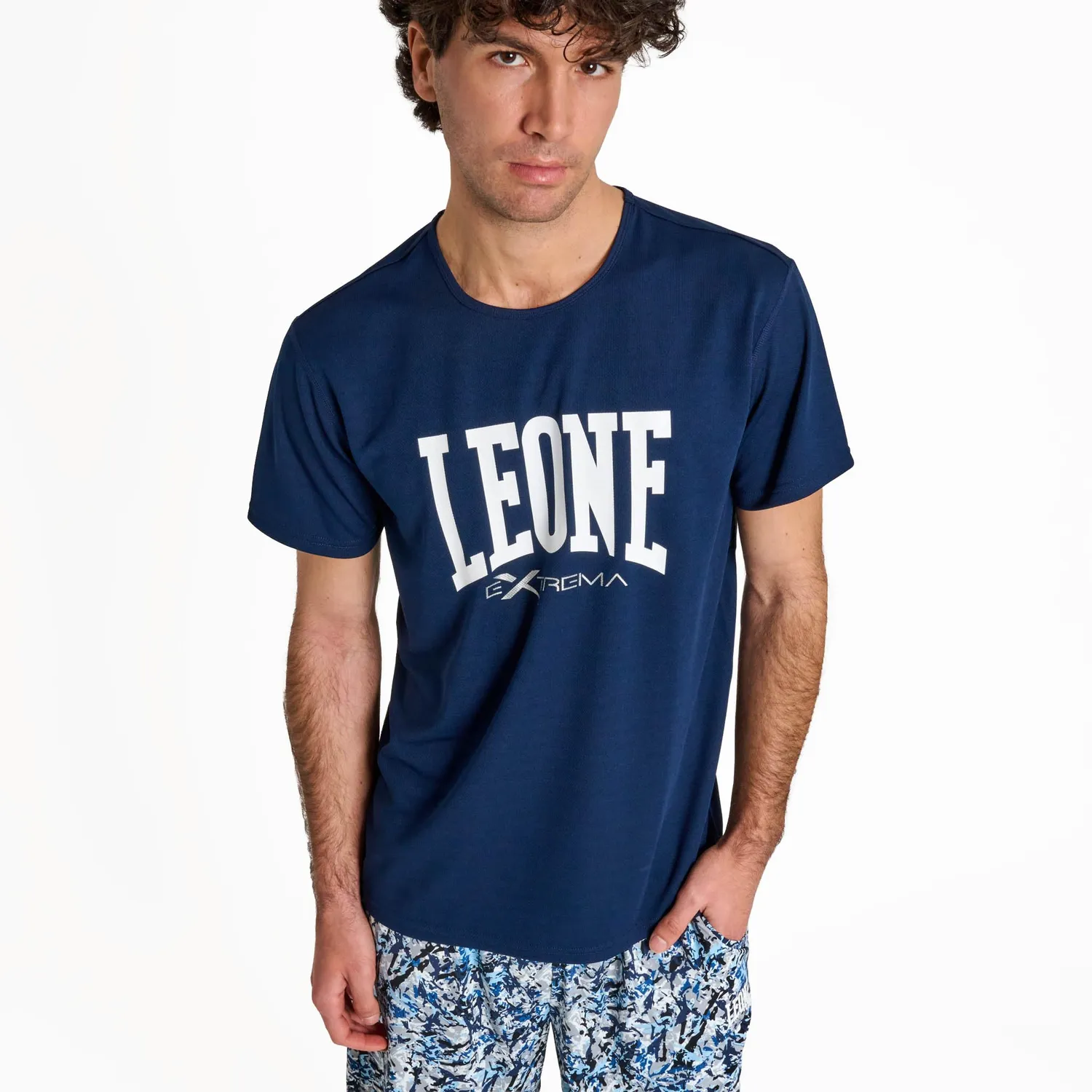 Leone 1947 ABX106 t-shirt logo poliestere leggero