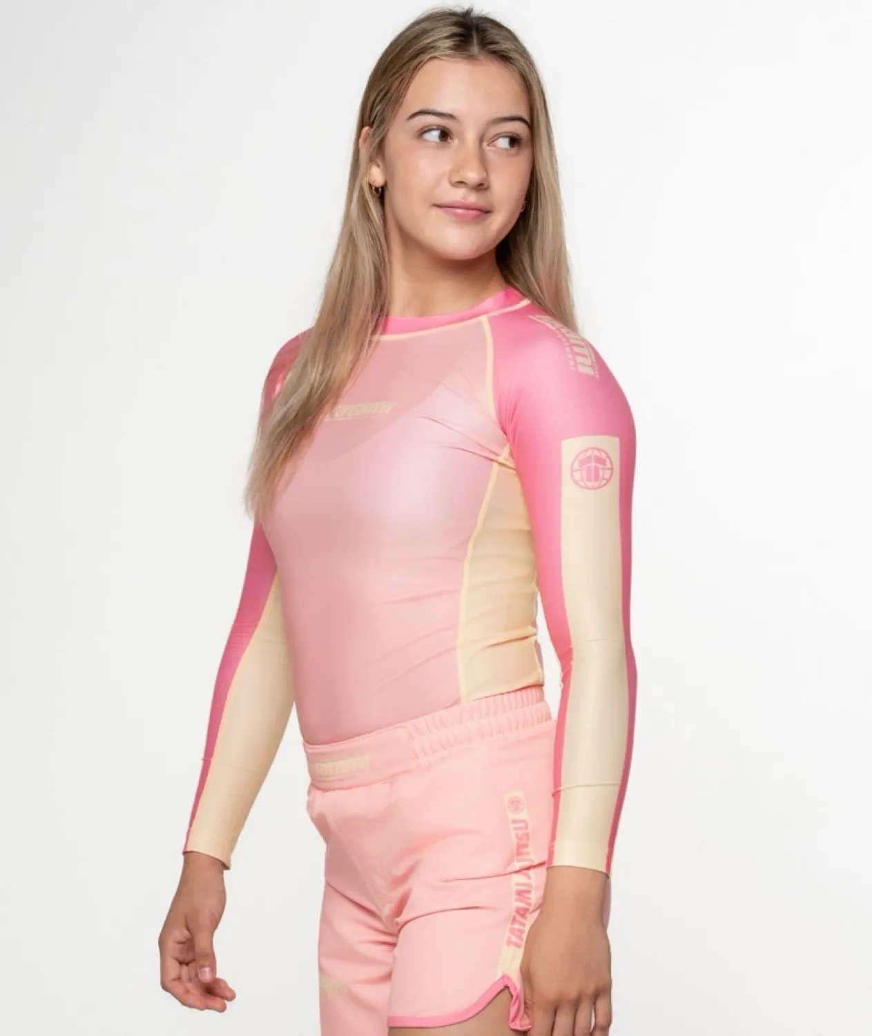 Tatami Ladies Contrast Long Sleeve rash guard candy riciclata