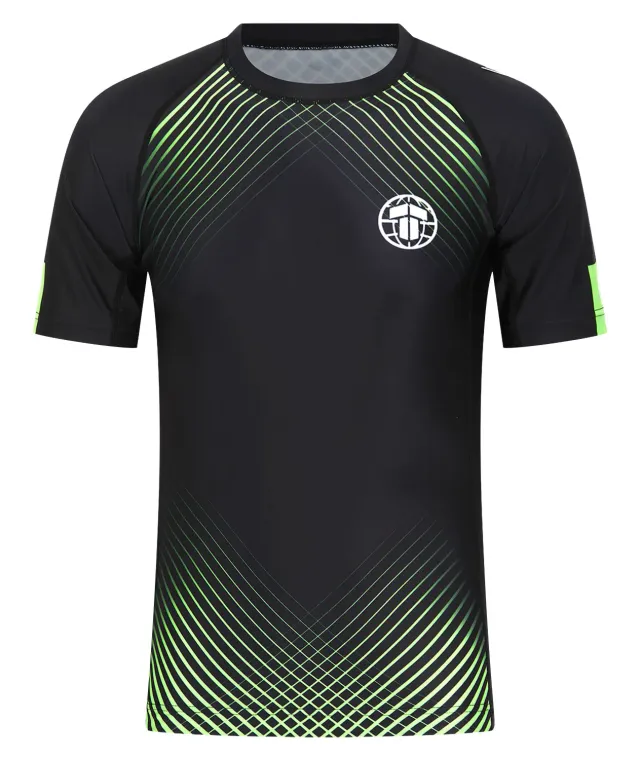 Tatami Vortex rash guard verde manica corta riciclata