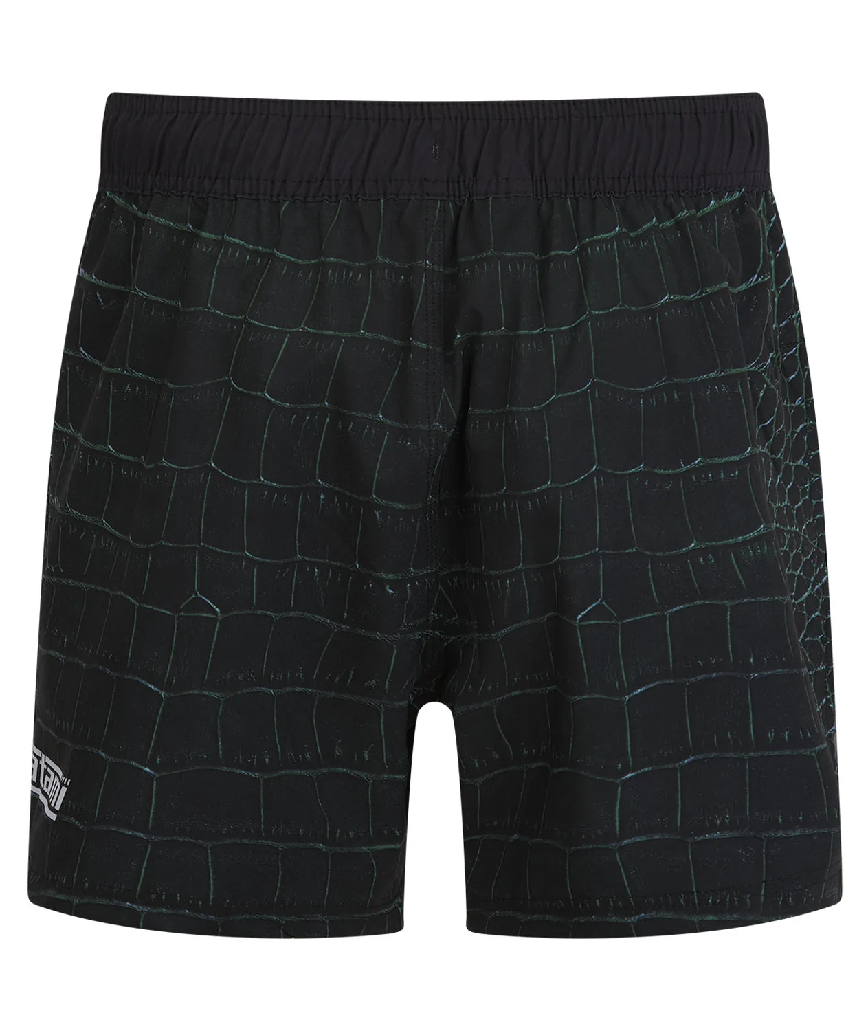 Tatami High Split Crocodile Pantaloncini MMA Neri
