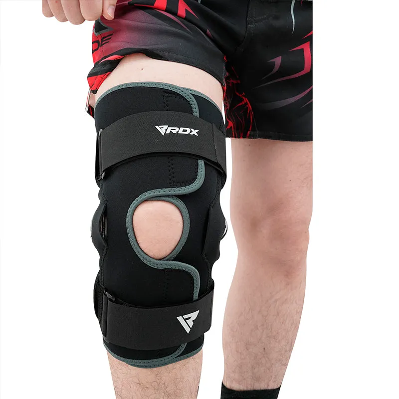 RDX Ginocchiera Neoprene Rotula Aperta Nero S Stabilizzante