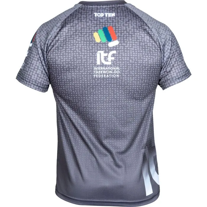 TOP TEN ITF Spot t-shirt taekwon-do poliestere