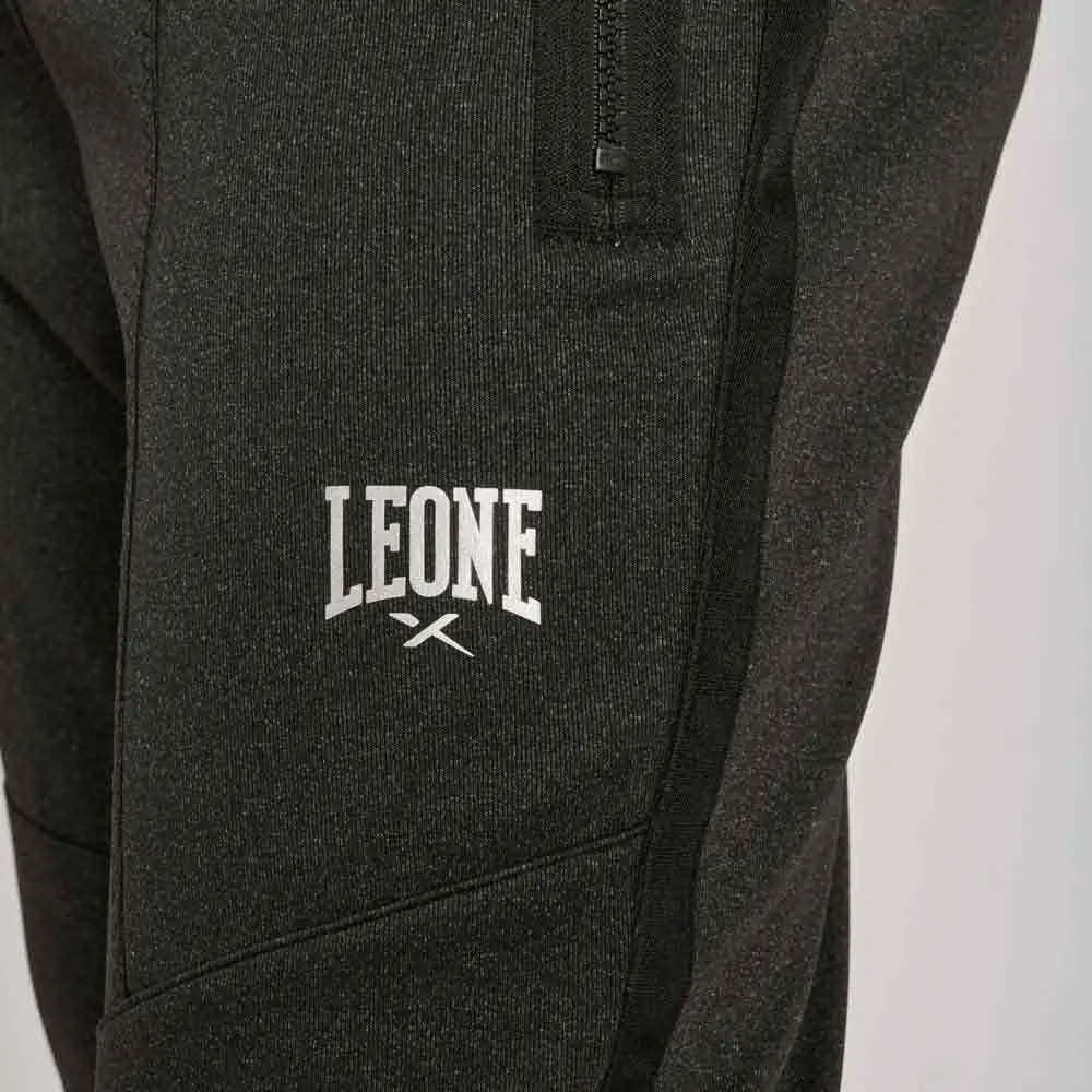 Leone1947 Melange pantaloni tuta uomo taglia L con zip