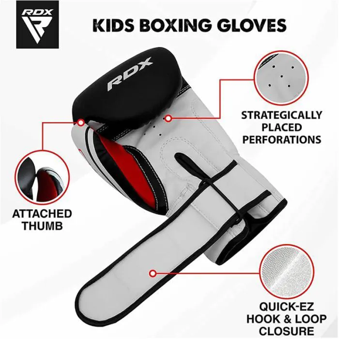 RDX 4W Sacco Boxe Bimbi 2FT Bianco con Guanti