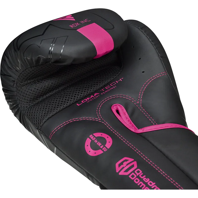 RDX F6 Kara Guanti Boxe Donna Rosa Max-Shock 12oz