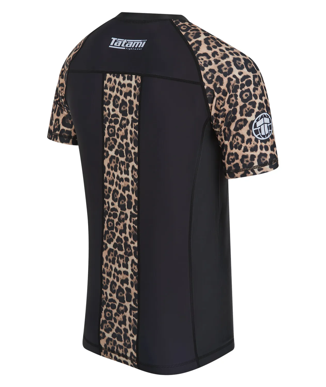 Tatami Fightwear Leopard rash guard maniche corte nera